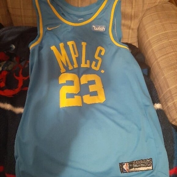 Nike MPLS Lakers LeBron James jersey - Picture 1 of 2